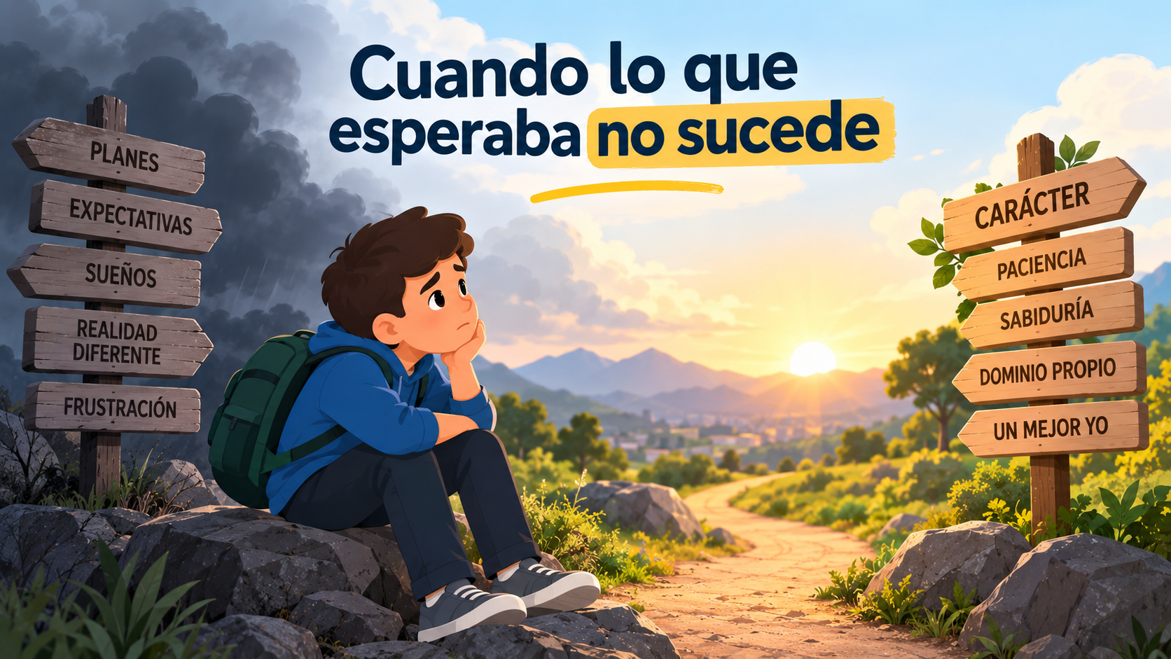 Cuando lo que esperaba no sucede